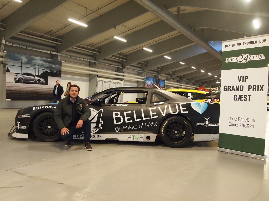 Kim Rødkjær foran Bellevue Camaro DTC-racer